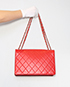 Golden Class Double CC Flap Bag, back view